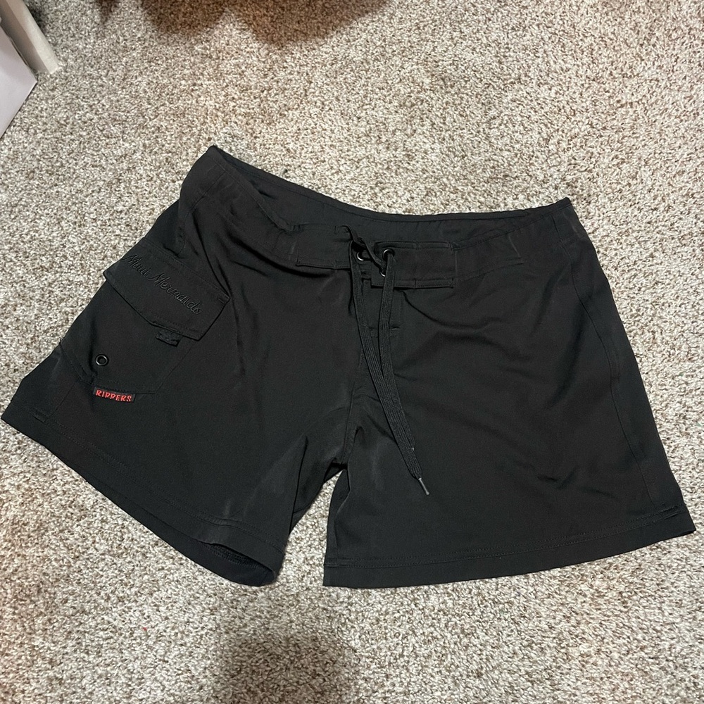 Maui Rippers Black Women's board shorts